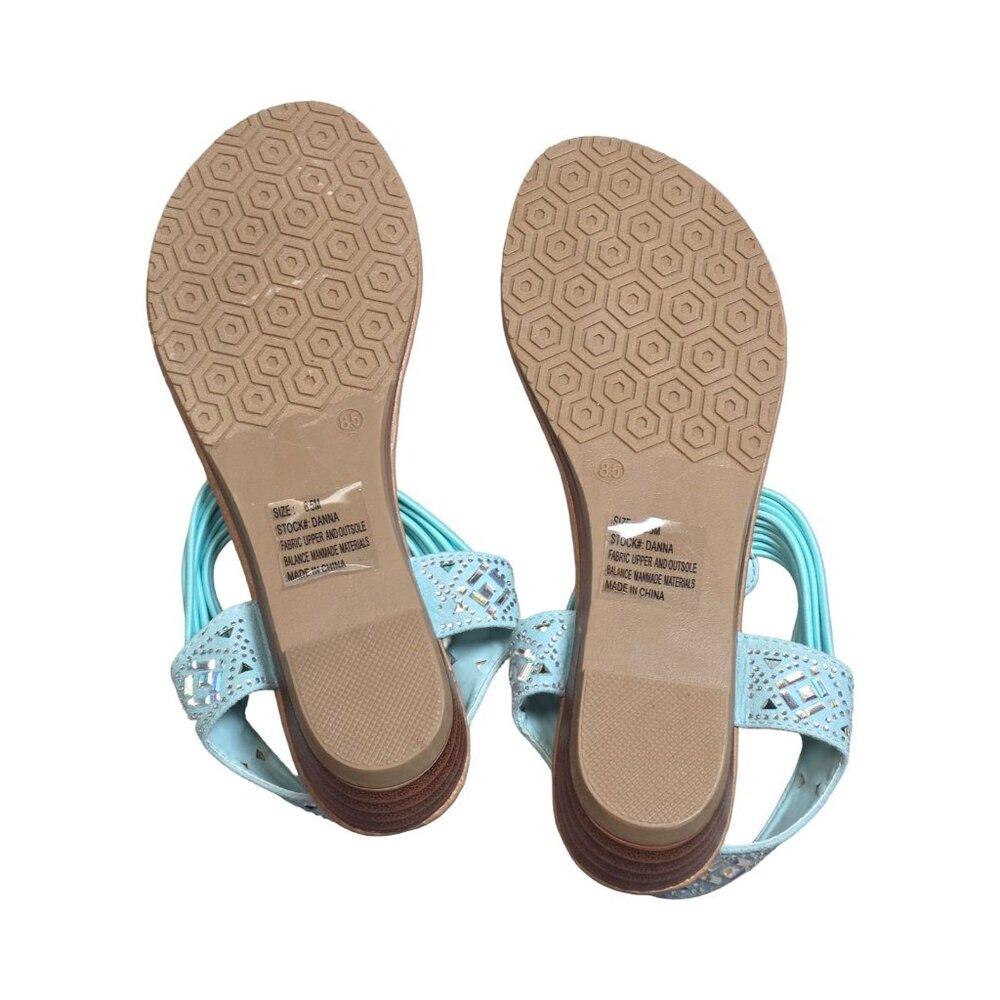 New Women's - Dept 222 Danna T-Strap Sandals, Size 8 1/2 - Picture 4 of 5